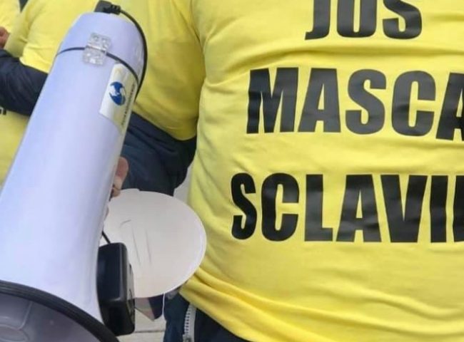 ORADEA/ Un nou protest împotriva măsurilor dure impuse în context COVID-19.