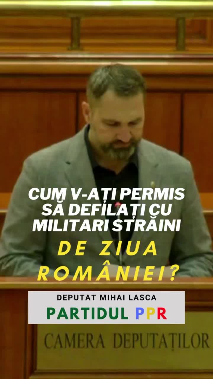 Cum v-ați permis să defilați cu militari străini de ziua națională a României?