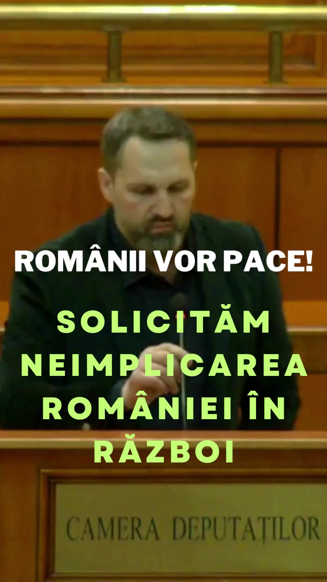 Românii vor pace!Solicităm neimplicarea României în război!Solicit ca partidul AUR să inițieze demersul pentru destituirea președintelui Klaus Werner Iohannis.