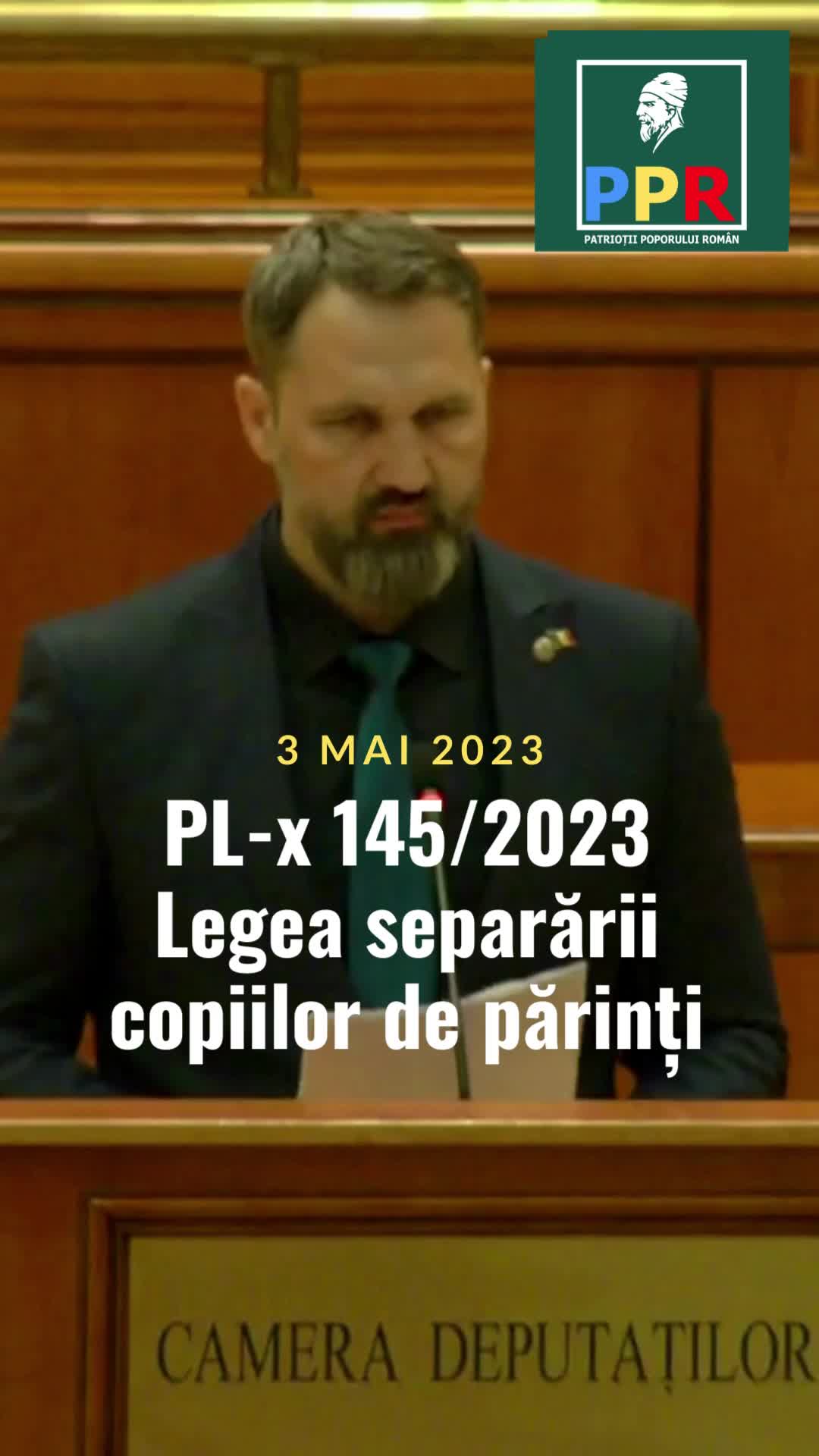 PL-x 145/2023 - Legea separării copiilor de părinți